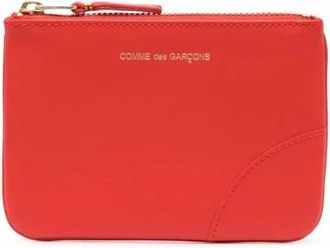 Comme Des Garçons Tassen, Dames, Oranje, ONE Size, Leer, Classic Leather Wallet