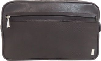 Dunhill Brown Nylon Clutch Bag (Pre-Owned)