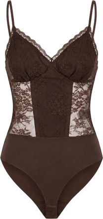 Yes-Zee Body in Pizzo - - Tops - Donna - Marrone - M