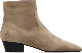 Anine Bing Freya Flat Boots - Dames - Cowboylaarzen - Beige - 41 EU - Su&egrave;de - Schoenen