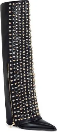 Azalea Wang Agustue Knee High Boot in Black at Nordstrom Rack, Size 11