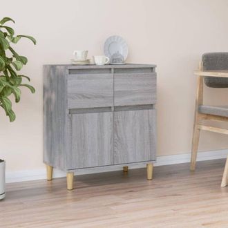 vidaXL Sideboard Grey Sonoma 60x35x70 cm Engineered Wood Vidaxl