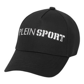 Plein Sport Baseball Cap - unisex - Outdoor handschoenen - Zwart - ONE Size - Katoen - Fitness