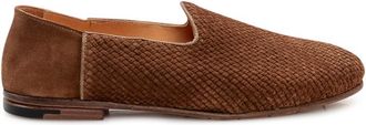 Premiata Brown Suede Loafers
