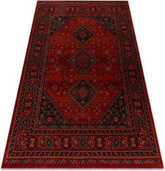 RugsX Alfombra De Lana Kashqai 4345 300 Oriental, Marco Burdeos Red 80x160 Cm
