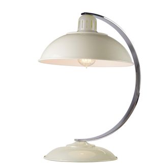 Netlighting Franklin 1 Light Desk Lamp Oyster White E27