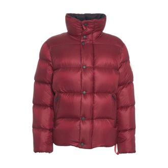 Afterlabel Winter Jackets, male, Red, Size: XL Red Chamonix Puffer Jacket