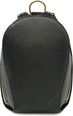 Louis Vuitton Epi Black Noir Epi Leather Backpack (Pre-Owned)