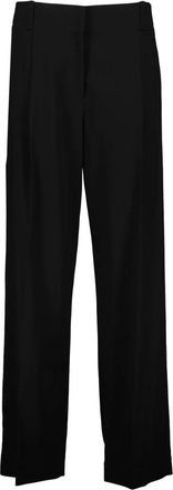 Khaite Wide Broeken - Dames - Wijde Broeken - Zwart - XS - Broeken