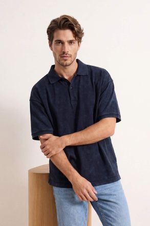 Trendyol MAN Heren Grijs Effen Kort Oversized T-shirts