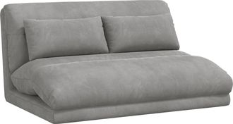 vidaXL Sill&oacute;n Ajustable Gris Claro Terciopelo Vidaxl