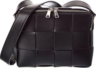 Bottega Veneta Cassette Small Intreccio Leather Shoulder Bag