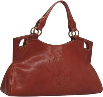 Cartier Pre-owned Shoulder Bags, female, Red, Size: ONE SIZE Pre-owned Shoulder Bag