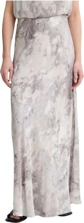 Gestuz GZmag Rok - Dames - Maxi Rokken - Grijs - M - Rokken