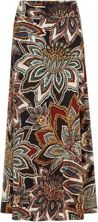 Farm Rio Rok met bloementapijtprint - Dames - Midirokken - Veelkleurig - M - Rokken