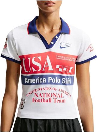 Nike (WMNS) Nike x USA x V.A.A. Cryoshot Polo Shirt White IM3986-100