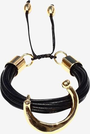 Tohum Design Armband aus Leder und Metall Arun