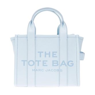 Marc Jacobs The Leather Small Tote Bag - Dames - Handtassen - Blauw - ONE Size - Tassen