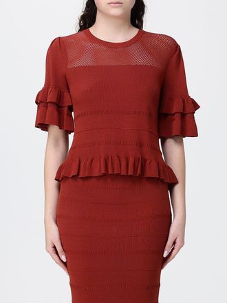 Twinset Maglia in viscosa stretch con balze Twinset