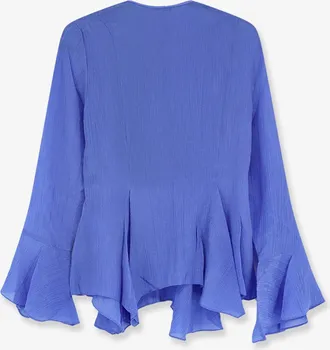 Polo Ralph Lauren Womens Lyocell Crew Neck Shirt Blue