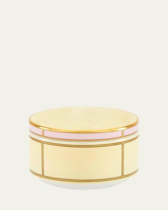 Ginori 1735 Diva Sugar Bowl with Lid, Giallo