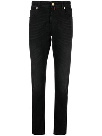 Billionaire Boys Club Super Straight jeans - men - Cotton/Polyester/Elastane/Cotton/Calf Leather - 30 - Black