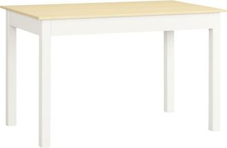 HOMCOM Homcom - Mesa De Comedor De Madera Mesa De Cocina Rectangular Para 4-6 Personas Estilo Moderno Para Sal&oacute;n Carga 50 Kg 119x70x75 Cm Roble