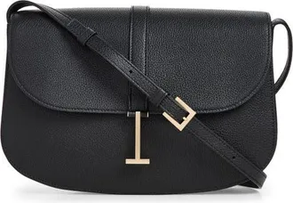 Tom Ford Medium Leather Crossbody Bag in Black at Nordstrom