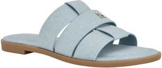 Tommy Hilfiger Moden Slide Sandal in Blue at Nordstrom, Size 6.5