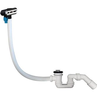 Villeroy & Boch Toebehoren Verlengde afvoer- en overloopcombinatie - 200 x 300 x 100 mm - glans wit Alpin (wit)