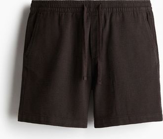 H&M Shorts aus Webstoff in Regular Fit - Brown