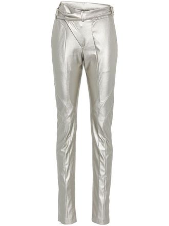 Ottolinger Pantaloni asimmetrici - Argento