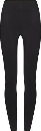 Wolford Zwarte Scuba Leggings om te duiken - Dames - Leggings - Zwart - M - Wol - Broeken