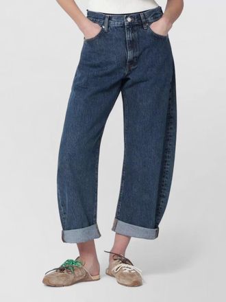 Frame Denim the bubble denim straight leg jeans