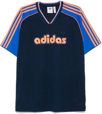 adidas jersey T-shirt - men - Recycled Polyester - L - Blue