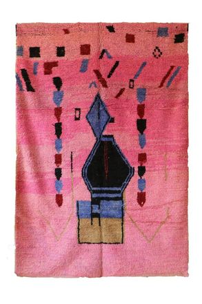 AFK Living Alfombra bereber marroqu&iacute; de pura lana 200 x 298 cm