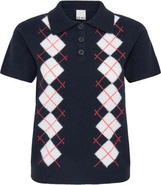 Ichi Polo Camicie - - Tops - Donna - Blu - XS