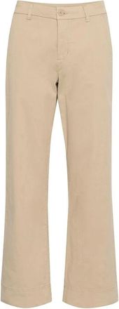 Part Two Wide Broeken - Dames - Wijde Broeken - Beige - 2XL - Broeken