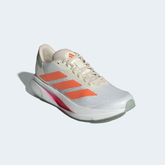 adidas Laufschuh ADIDAS PERFORMANCE DURAMO SL 2, Damen, Gr. 38,5, sanftes wei&szlig;, lucid orange, wonder silber, Synthetik, Textil, Schuhe Laufschuh, diverse Far