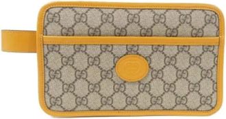 Gucci Pre-owned Belt Bags, female, Yellow, Size: ONE SIZE Pre-owned Fabric gucci-bags