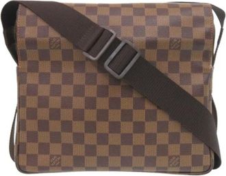 Louis Vuitton Tweedehands Canvas Louis Vuitton tassen - Heren - Vintage Schoudertas - Bruin - ONE Size - Vintage