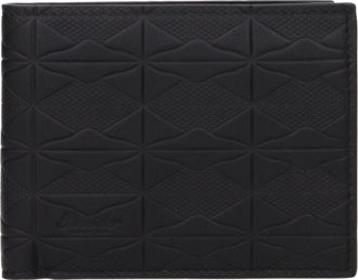 Pineider Herrens Geldb&ouml;rse aus schwarzem Leder