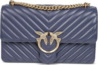 Pinko Borsa a spalla con catena - Blu