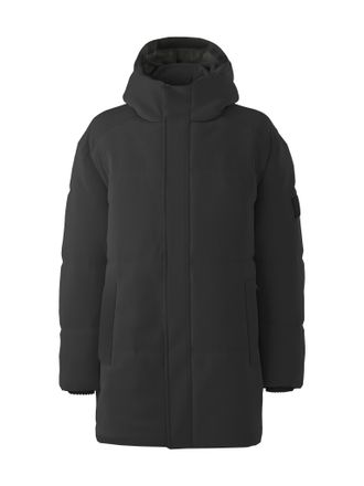 Joop Steppjacke JOOP JEANS Ramsay, Herren, Gr. 50, schwarz, Web, Obermaterial: 73% Baumwolle, 27% Nylon, clean, unifarben, regular fit lang, Rundhals, eing