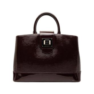 Louis Vuitton Pre-owned Mirabeau GM - Dames - Pre-owned - Paars - Maat: ONE Size Leer