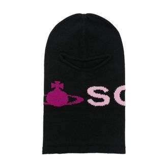 Vivienne Westwood Balaclava - Dames - Hoeden - Zwart - ONE Size - Accessoires