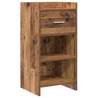 vidaXL Aparador Madera Envejecida 40 X 36 X 80 Cm Madera De Ingenier&iacute;a Vidaxl