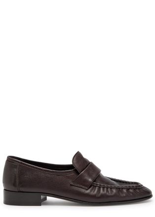 The Row The Row Soft Leather Loafers - Brown - 41 (IT41 / UK8)