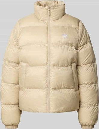 adidas Originals Steppjacke mit Reißverschluss in Beige, Größe XL