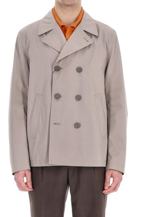 Herno Rain Collection Cotton Peacoat